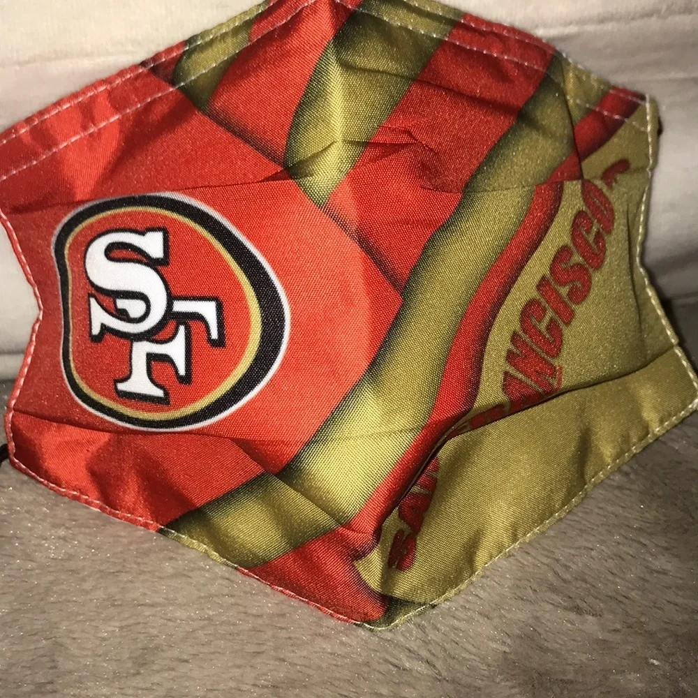 6/$20 New SF 49ers face mask with filters